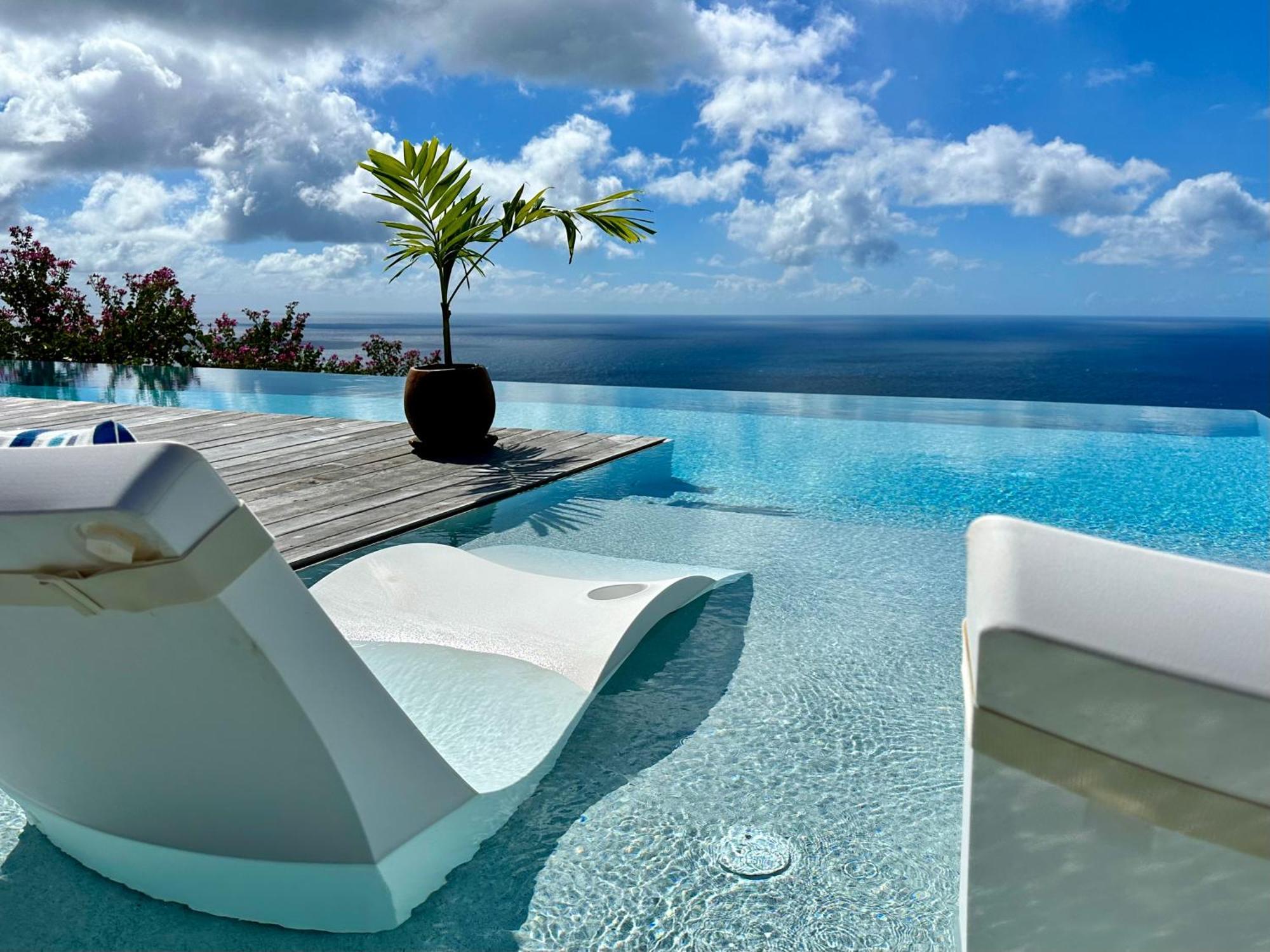 Infinity Luxury - Stunning Sea And Piton Views Villa